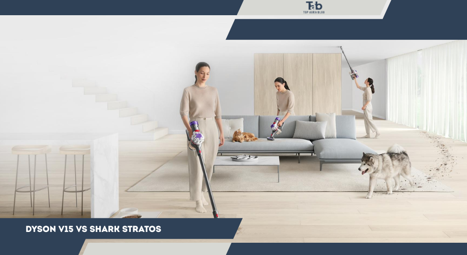 Dyson V15 vs Shark Stratos